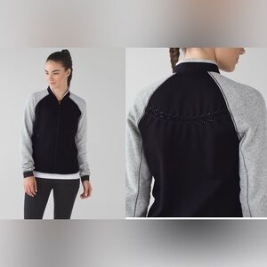 Var-City Bomber Heathered Black